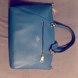 Teal Coach purse